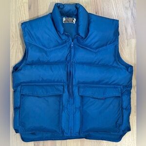 Vintage Men's Ski Daddle Styled by Joie of North Hollywood Down Puffer Vest